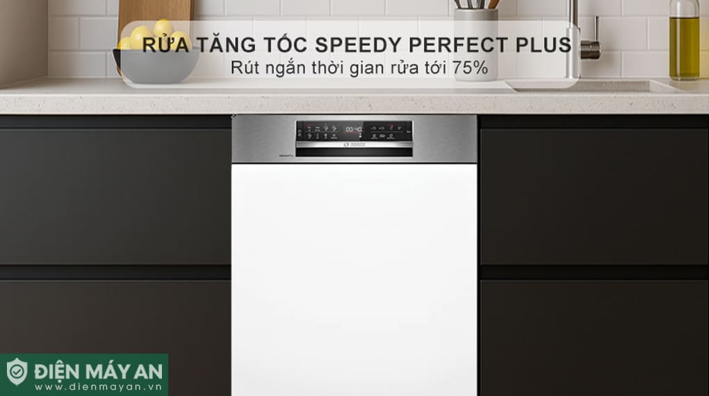 Máy rửa bát bán âm Bosch Serie 6 SMI6ECS10E
